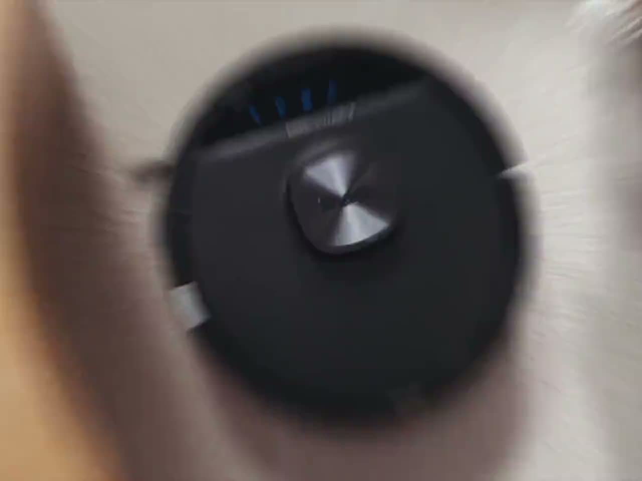 The robot mapping a living room and steering around a chair leg